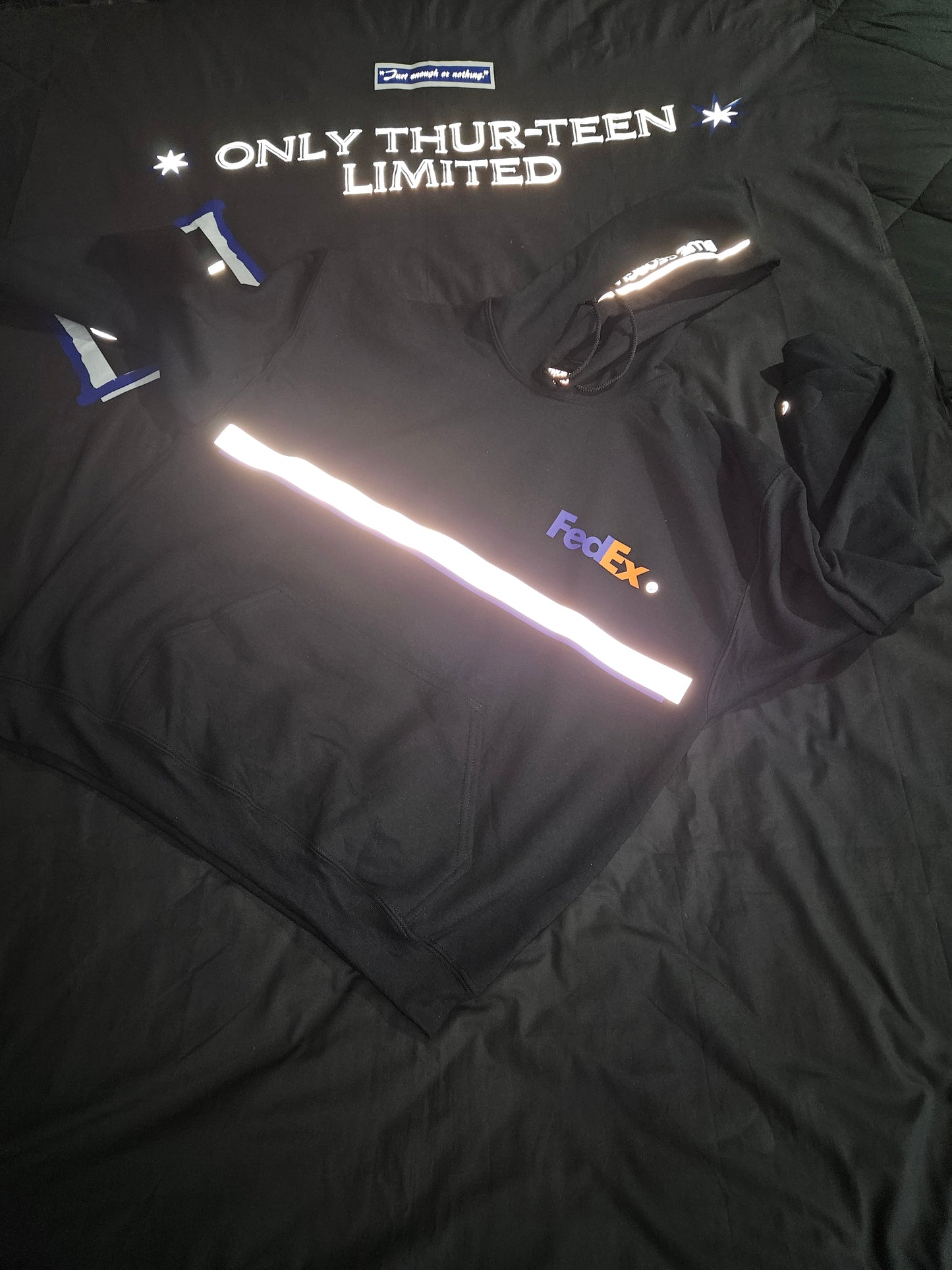 Courier Reflective Pullover Hoodie