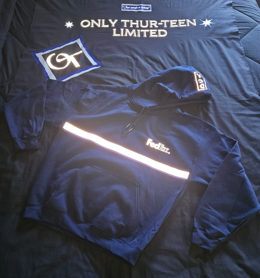 Drivers, Courier Reflective Pullover Hoodie